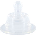Lot de 2 tétines large ouverture compact silicone débit variable pas cher