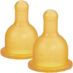 Lot de 2 super-tétines caoutchouc pas cher