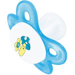 Sucette silicone nouveau né bleu pas cher