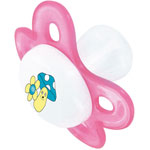Sucette silicone nouveau né rose pas cher