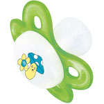 Sucette silicone nouveau né vert pas cher