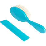 Brosse bébé et peigne dbb turquoise pas cher