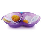 Coffret de toilette violet pas cher
