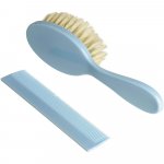 Brosse bébé et peigne bleu ciel pas cher