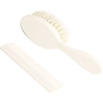 Brosse bébé et peigne blanc pas cher