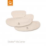 Lot de 2 bavoirs mycarrier beige pas cher