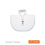 Poncho de bain silhouette bleu pas cher
