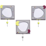 Set de 3 patères india pas cher