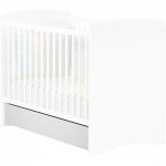 Tiroir pour lit non transformable 60x120 nature blanc pas cher