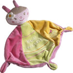 Doudou mouchoir melle coccinelle maya pas cher