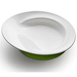 Assiette d apprentissage 18 mois et + blanc/vert pas cher