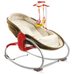 Transat bebe rocker napper 3 en 1 taupe pas cher