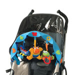 Jouets de voyage bébé musicale bleue pas cher
