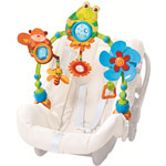 Jouet de voyage bébé arche articulée sunny stroll nature pals pas cher