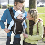 Porte bébé ventral premier noir pas cher