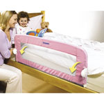 Barriere de lit pliable universelle rose pas cher