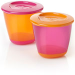 Lot de 2 pots de conservation fille pas cher