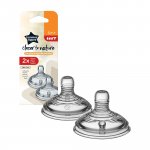 Lot de 2 tétines pour preparation epaisse 6 mois + pas cher