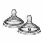 Lot de 2 tétines debit moyen tommee tippee 3 mois + pas cher