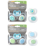 Lot de 2 sucettes silicone air 0-3 mois bleu pas cher