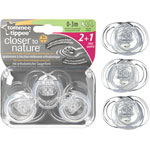 Sucette silicone pure 0-3 mois 2 + 1 gratuite pas cher