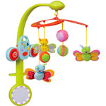 Mobile bébé musical papillons pas cher