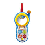 Jouets d'éveil bébé téléphone allô bébé bleu pas cher