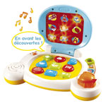 Jouets d'éveil bébé l'ordi des tout-petits pas cher