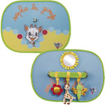 Set de 2 pares soleil bébé avec arche sophie la girafe pas cher
