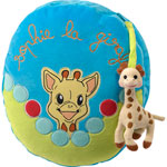 Couverture polaire de voyage 2 en 1 sophie la girafe pas cher