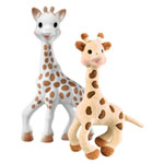 Set girafe peluche bébé + sophie la girafe pas cher