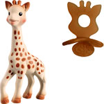 Coffret anneau de dentition chewing rubber + sophie la girafe so pure pas cher