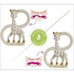Duo anneaux de dentition so'pure sophie la girafe pas cher