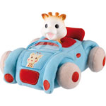 Jouets d'éveil bébé voiture vibrante de sophie la girafe pas cher