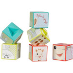 Jouet d'éveil bébé puzzle/cubes empilables sophie la girafe pas cher