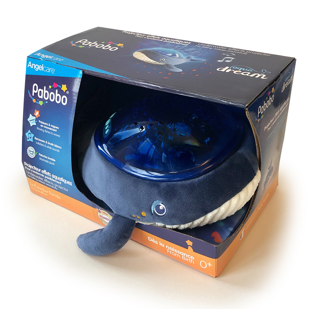 Veilleuse lavable pour un bon sommeil de bébé/nourrisson - Projecteur  d'effets aquatiques et de poissons en mouvement avec bruits apaisants et  relaxants