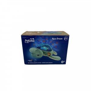 Ls imparfaits - veilleuse peluche projection tortue aqua dream rechargeable Pabobo