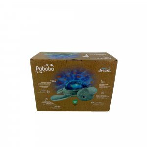 Ls imparfaits - veilleuse peluche projection tortue aqua dream rechargeable Pabobo