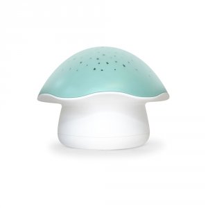 Veilleuse projection musical champignon bleu Pabobo