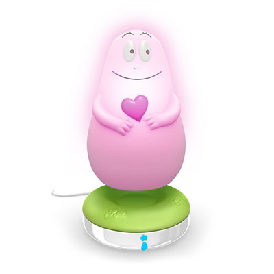 PABOBO Veilleuse bébé lumilove barbapapa rose