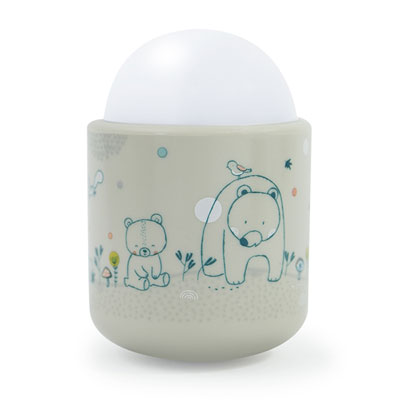 PABOBO Veilleuse bébé nomade beige dans les bois