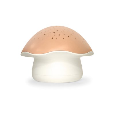 PABOBO Veilleuse bébé projecteur d'étoiles musical champignon rose pêche