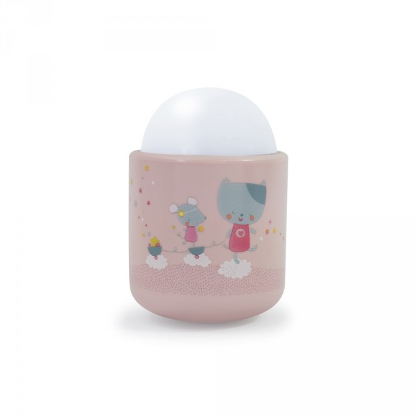 Veilleuse bébé nomade lolabella rose Pabobo
