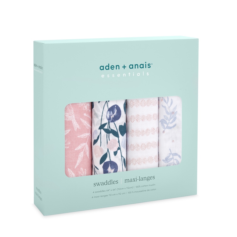 aden+anais™ Langes bébé maxi mousseline coton Oceanic lot de 4