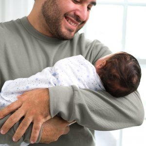 Gigoteuse d'emmaillotage été sleepsack 3-6 mois midnight moons blue Halo