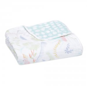 Couverture en mousseline de coton tropicalia Aden+anais essentials
