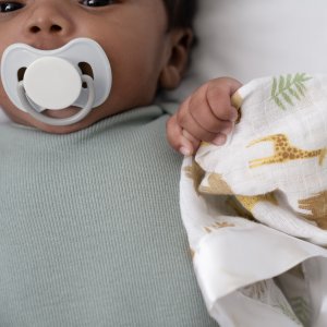 Lot de 2 couvertures-doudous en mousseline de coton tanzania Aden+anais essentials