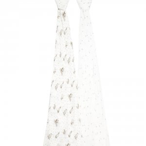 Lot de 2 langes en mousseline de coton healing nature Aden+anais essentials