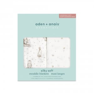 Lot de 2 langes en mousseline de coton healing nature Aden+anais essentials