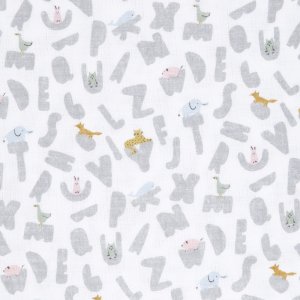 Lot de 4 maxi-langes alphabet et animaux Aden+anais essentials